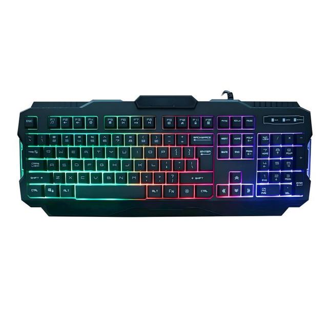 RGB Gaming Keyboard Mouse Combo Mechanical Feel Keyboard and Mouse Set Wired LED Backlit Gaming Accessories