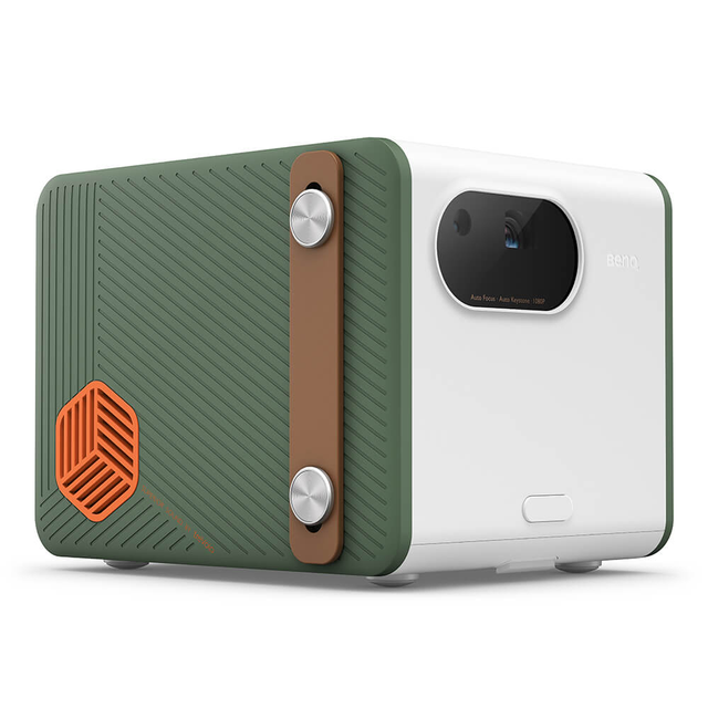 BenQ GS50 LED 1080p Wireless Outdoor Portable Projector with 500 ANSI Lumens and Built-in Speakers for Camping & Home