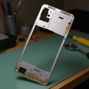 Boîtier central en métal argenté pour Samsung Galaxy A51 A515F, pièce de rechange - Product Image 3