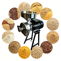 Machine à moudre les aliments pour animaux 3500W 220V, équipement multifonctionnel de traitement des céréales, capacité de 60 kg/h, vente directe d'usine, cuivre