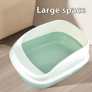 Großhandel Katze Katzen toilette Möbel Easy - Clean Katze Katzen toilette Kunststoff rosa blau Katze Katzen toilette mit Schaufel - Product Image 3