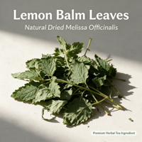 Feuilles de Mélisse Séchées en Gros |   Herbe de Melissa Officinalis Naturelle Premium en Vrac pour le Thé, l'Aromathérapie et la Matière Première Cosmétique