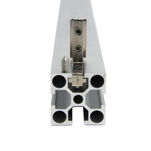 Connecteur en L à angle droit Xinrui 2020 3030 4040, accessoires pour profilés industriels en aluminium, alliage de zinc argenté - Product Image 1
