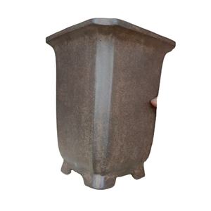 กระถางทรงน้ำตกแบบคลาสสิก กระถางทรงน้ำตกจากดินเผาอี้ซิงสีม่วง - Product Image 4