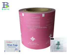 Carta con logo personalizzato/pellicola laminata in alluminio/PE <span class=keywords><strong>per</strong></span> salviettine umidificate <span class=keywords><strong>per</strong></span> adulti, salviette umidificate <span class=keywords><strong>per</strong></span> il trucco - Product Image 6