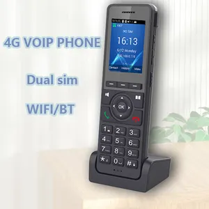 Hotels   Business Desktop 4G SIP VoIP Phone with Cordless WiFi Fixed Wireless Terminals Hotspot IP Phone