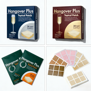 Patch transdermique populaire pour prévenir les maux de tête, hypoallergénique, détoxifiant, vitamines, ingrédients naturels, sans latex, facile à utiliser - Product Image 3