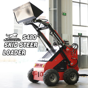 Mini-chargeuse compacte tout-terrain 890 kg sur roues/chenilles, homologuée CE, pour l'agriculture, facile à utiliser, en promotion - Product Image 3