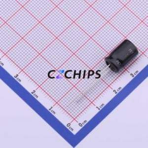 Condensateur électrolytique en aluminium à montage traversant ECG2WM2R2F12OTBO, D8xL12mm 2.2uF 20% 450V 75mA-100kHz - Product Image 2