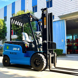 Carretilla elevadora eléctrica potente con batería de litio, 3-<span class=keywords><strong>6</strong></span> metros de altura de elevación, 3 toneladas, uso en construcción, carretilla elevadora diésel, envío gratis - Product Image 3