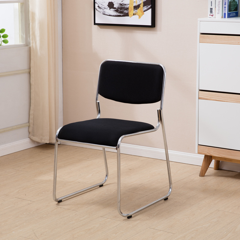 Black mesh fabric, no armrests