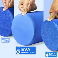 Échantillon gratuit Rouleau en mousse de massage avec logo personnalisé Rouleau en mousse Eva haute densité d'exercice