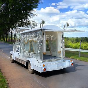 รถศพแบบคลาสสิกหรูหรา ขับเคลื่อนด้วยม้า โครงสร้างเหล็ก Q235B สำหรับ 4-6 คน สำหรับการขนส่งพิเศษ - Product Image 6