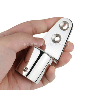 Tapa deslizante brillante de acero inoxidable de 25 mm para toldo, herrajes marinos, yacates, caravanas, parasoles y conexiones de sombrillas. - Product Image 4