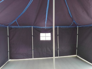 Meilleure tente carrée en acier, une chambre, <span class=keywords><strong>toile</strong></span> quatre saisons bleue/noire, capacité 10-20 personnes, imperméable et coupe-vent pour l'extérieur - Product Image 3