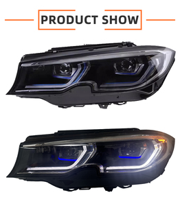 Ricambio <span class=keywords><strong>Auto</strong></span> MJ per BMW Serie 3 G20 G28, Faro Anteriore 2020-2022, Aggiornamento Luce Frontale LED, Fari LED G20 - Product Image 6