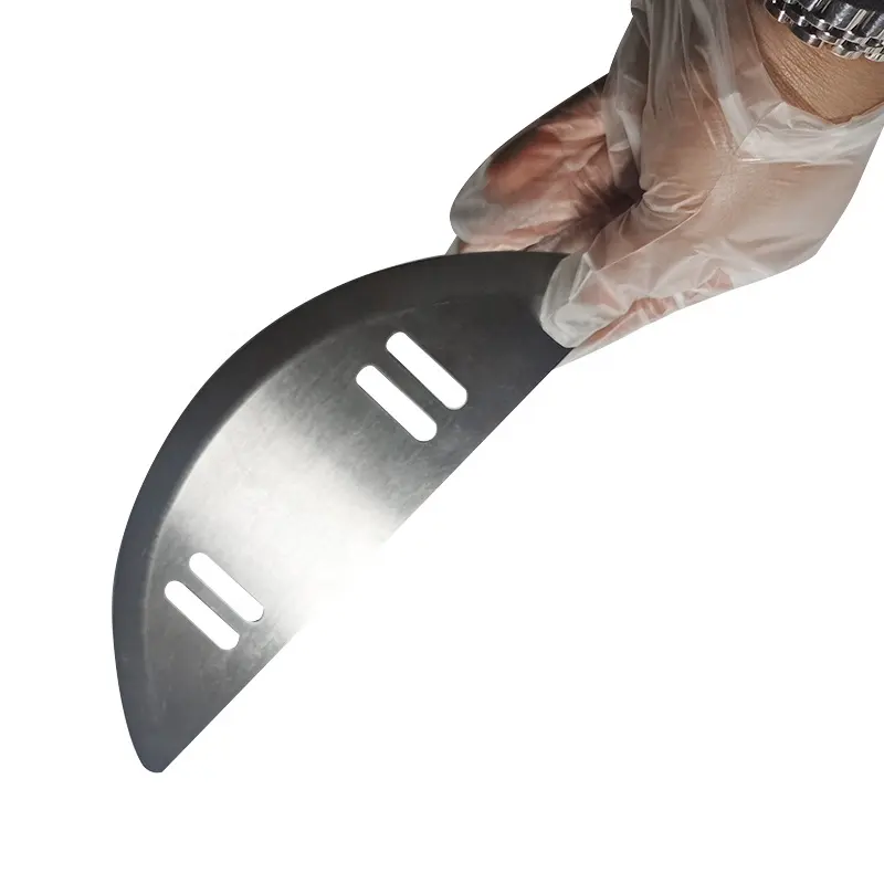 High Quality Customized Size Mechanical Knife Stainless Steel Blades Rotary Knife Meat Chopping Slicer Blade440c