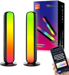 2 Gói Thanh Đèn LED Thông Minh Đèn Nền Thay Đổi Màu RGB Với 12 Chế Độ Cảnh Đồng Bộ Hóa Nhạc WiFi Thanh Đèn Phát Cho TV