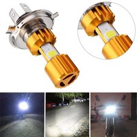 YM BA20D 3-Seitige LED-Leuchten für Motorräder H4 Motorrad-LED-Leuchten Roller 6000K COB Scheinwerfer Nebellichter Wasserdicht 12-85V