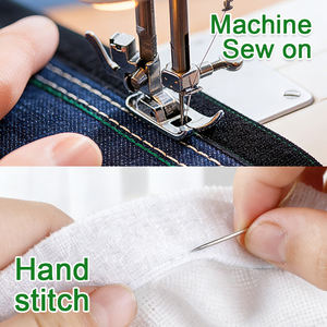 Ventes en gros de rubans auto-agrippants tissés non adhésifs pour machines à coudre, attaches pour vêtements, accessoires blancs, support OEM ODM - Product Image 6