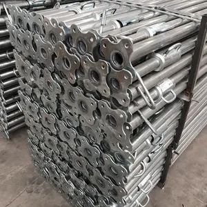 Adjustable steel support scaffold struts construction aluminum film plate fittings combination support frame