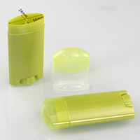 Bâton de parfum désodorisant solide antisudorifique elliptique de 73g versé dans un emballage en plastique de grande capacité