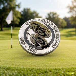 Meilleures ventes : Jeton de golf 40 mm en émail couleur avec carte de score intégrée, marqueur de balle type jeton de poker - Product Image 6