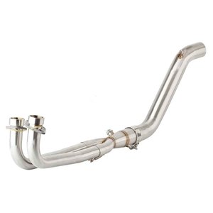 Tubo de escape de acero inoxidable para scooter modificado, tubo de escape delantero para Yamaha Tmax560 Tmax530 Tmax500 2008-2023 - Product Image 1