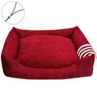 Grand lit-canapé pour chien, lit confortable pour animaux de compagnie, nid douillet, lavable, coussin de protection pour meubles, couverture pour chat