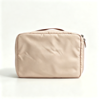 Trousse de Toilette Carrée Durable pour Femme, Imperméable et Portable, Organisateur de Maquillage et Soins de la Peau