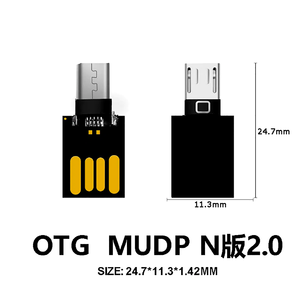 Cao cấp nhựa mudp + OTG Flash lưu trữ 2in1 USB <span class=keywords><strong>Memory</strong></span> Drive chip cho điện thoại/máy tính - Product Image 3