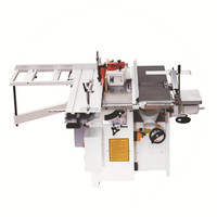 Machine à travailler le bois universelle 5 en 1 à grande vitesse avec moteur de 4,5 kW, facile à utiliser, nouvelle machine