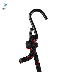 Câble d'arrimage <span class=keywords><strong>à</strong></span> <span class=keywords><strong>cliquet</strong></span> réglable de 3/8 pouce et 2,4 m, robuste, <span class=keywords><strong>avec</strong></span> corde en polypropylène, crochets en acier de 250 lb - Product Image 3