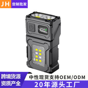 <b>Led</b> Flashlight High Intensity Cob Rechargeable Portable Clip On Work <b>Light</b> Outdoor Use - Product Image 3