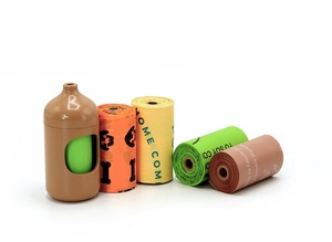 Custom Eco-Friendly Corn Starch & Plastic EPI Dog Poop <b>Bags</b> BPI Certified <b>Compostable</b> & Biodegradable - Product Image 4