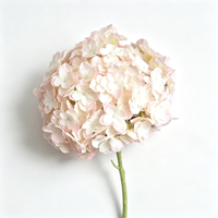 Bunga Hydrangea Buatan, Hydrangea Sentuhan Lembut Berkualitas Tinggi, Bunga Sutra Hydrangea untuk Pernikahan dan Ulang Tahun