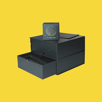 Boîte cadeau de luxe en forme de boule STPP pour gâteaux, 6 pièces, en carton, pour les fêtes et les festivals