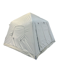 Tente Gonflable en Stock Immédiat pour 3-4 Personnes, Tente de Camping Portable, Protection Contre le Soleil et la Pluie, Tente de Camping Familiale