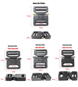 Có Thể Điều Chỉnh 27Mm Kim Loại Clip Cho Túi Đeo Vai Dây Đeo Ba Lô Màu Kim Loại Phát Hành Nhanh Chóng Khóa 1Inch Kim Loại Móc - Product Image 2