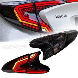 2 Piezas de Luces Traseras LED Dinámicas para Coche, Ensamblaje de Luz Trasera a Través del Maletero para Toyota CHR 2016-2020, DRL, Freno, Reversa, Señal de Giro Dinámica - Product Image 2