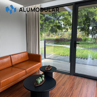 Villa de villégiature modulaire moderne avec revêtement en aluminium, projet hôtelier clé en main, solution clé en main, installation rapide