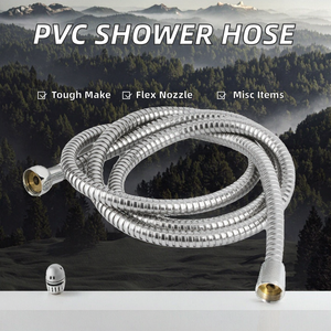 خرطوم دش مرن بتصميم عصري مع فوهة قابلة للتمديد، أنبوب توصيل مياه للاستخدام المنزلي في الحمام - Product Image 2