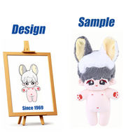 Usine Shengye, fabrication OEM ODM, conception personnalisée, peluche douce, figurine d'action de dessin animé, poupée en peluche avec vêtements pour la promotion de l'entreprise