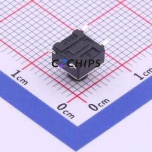 UK-B0228-G6-160-JZ Tactile Switch SMD-4P,6x6mm Switch Single Pole Single Throw Round Button 1.6N Vertical Mount - Product Image 2