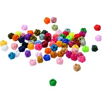 Nœud en forme d'ananas, bouton à nouer, accessoire de vêtement fait main, fermoir nœud chinois 6mm, sachet multicolore