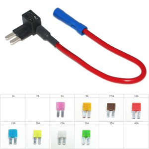 Portafusibles de 32V para Automóviles, Tipos de Fusibles para Agregar un Circuito, ACZ ACN ACU ACS, Mediano, Estándar, Mini, Micro, Micro 2, Portafusibles de 2 Cuchillas - Product Image 4