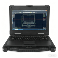 Ordinateur portable robuste de 14 pouces, ordinateur industriel, DDR4/5 OEM/ODM, Intel Iris 4 cœurs, SSD 512 Go