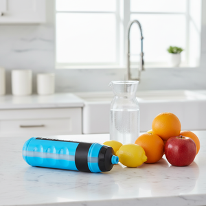 Botella Deportiva de Plástico Personalizada, Libre de BPA, con Sistema de Presión para Flujo de Agua, Ideal para <span class=keywords><strong>Powerade</strong></span> y Camping - Product Image 2
