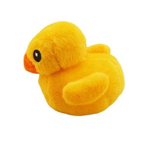 <b>Plush</b> Squeaky Yellow Duck Toy For <b>Cats</b> And Dogs Indoor Pet Sound Making Toy - Product Image 5