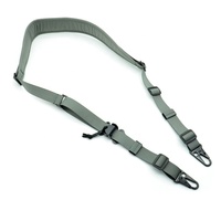 Sling à deux points à détachement rapide en nylon sangle d'épaule en alliage accessoires d'équipement tactique réglables pour le Style de confort de chasse de devoir